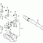 CB750K Camshaft @ camshaft holder