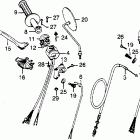 XL350 Handle switch @ lever  @ cables
