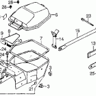 CB750F Заднее крыло