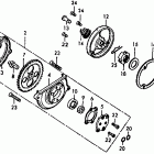 XL125 Oil pump @ oil filter rotor