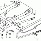 CB400A Swingarm @ chain case