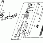 XL100 Передняя вилка