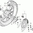 XL175 Заднее колесо