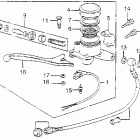 CB750K Front brake master cyl. 78