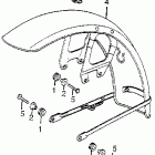 CB550K Переднее крыло
