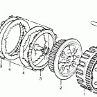 XL350 Сцепление
