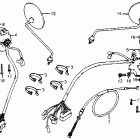 CB400A Рулевые рычаги , переключатели и тросы