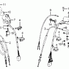 CB750K Handle lever @ switch  @ cables