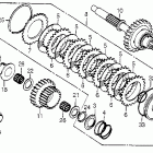 CB750A Top clutch @ countershaft