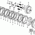 CB550K Сцепление