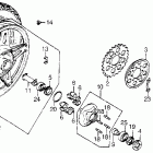 CB750A Rear wheel 78