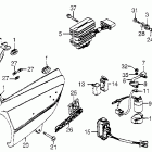 CB750A Side cover @ electric plate