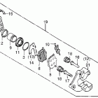 CB750F Передний тормозной суппорт