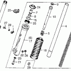 CR125M Front fork 77-78