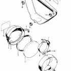 Z50A Left side cover @ air cleaner