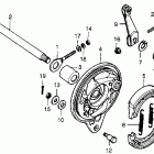 XL100 Задний тормоз