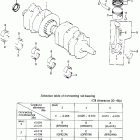 CB750K Коленвал и поршни