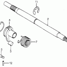 CB750A Kick starter gear @ spindle