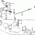 CB550K Передний тормозной суппорт