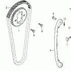 CB400A Цепь ГРМ и натяжитель
