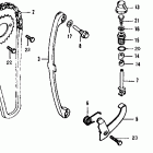 XL125 Цепь ГРМ и натяжитель