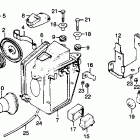CT125 Air cleaner @ battery