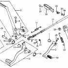MR175 Change @ brake pedal @ kick starter arm