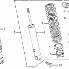 CB550K Rear shock absorber (1)