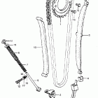 CB400F Цепь ГРМ и натяжитель