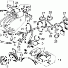 CB550F Wire harness @ horn