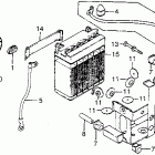 CB550F Right side cover @ battery