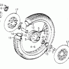 GL1000LTD Front wheel @ disc