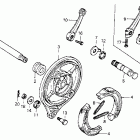MR175 Задний тормоз