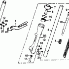 CT125 Передняя вилка