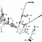 CB550F Kick arm @ pedal