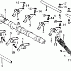 CB550F Распредвал и клапана