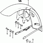 CB550F Переднее крыло