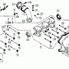 GL1000LTD Левая головка цилиндров