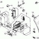 CB550F Left side cover @ electric plate