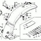 MR175 Rear fender @ tool box