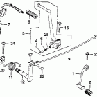 CJ360T Педаль кик стартер