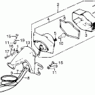 CB550F Фонарь задний