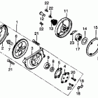 CT125 Oil pump @ oil filter rotor