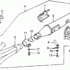 CB550F Глушитель
