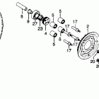 CJ360T Заднее колесо