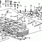 CB550F Головка цилиндра