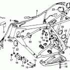 MR250 Frame @ wire harness