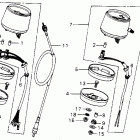 MT125 Speedometer @ tachometer