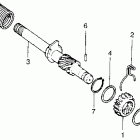 CB200T Кик стартер