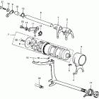 MR250 Вилки и валы выбора передач